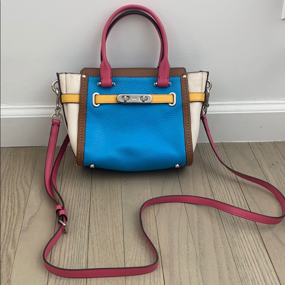 Coach Limited Addition Multi-Color Cross Body Purse